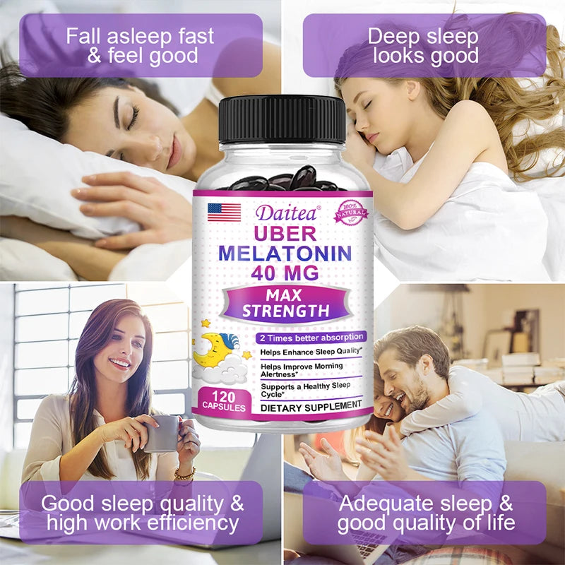 Sleep Supplement – L-Theanine & Melatonin for Deep, Restful Sleep