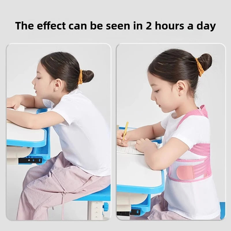 Kids Posture Corrector – Adjustable Back Support Brace for Children